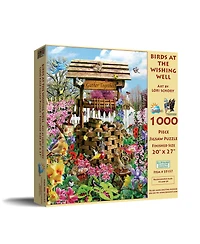 SunsOut Birds at the Wishing Well 1000 piece Jigsaw Puzzle for Adults