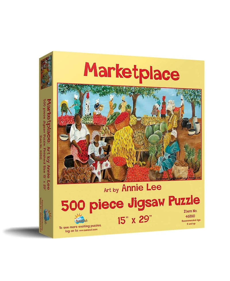SunsOut Marketplace piece Jigsaw Puzzle for Adults