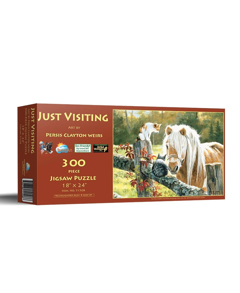 SunsOut Just Visiting 300 piece Jigsaw Puzzle for Adults