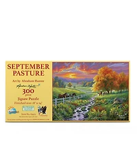 SunsOut September Pasture 300 piece Jigsaw Puzzle for Adults