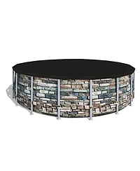 Bestway Flowclear Round 18' Pool Cover for Above Ground Frame Pools (Cover Only)