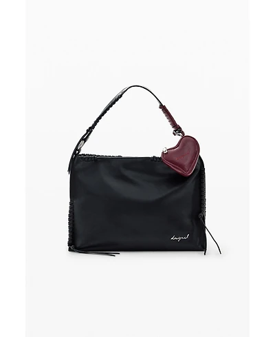 Desigual Women's Medium bag with heart charm