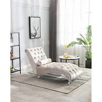Streamdale Leisure Concubine Sofa With Acrylic Feet