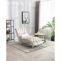 Streamdale Leisure Concubine Sofa With Acrylic Feet
