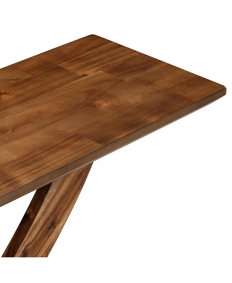 Streamdale Furniture Streamdale Mira 57" Rustic Console Table with Cross-Legs
