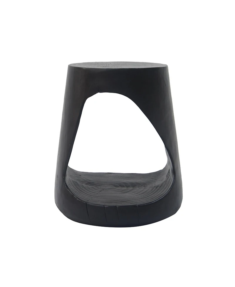 Streamdale Furniture Hollow Side Table, Wood-like texture