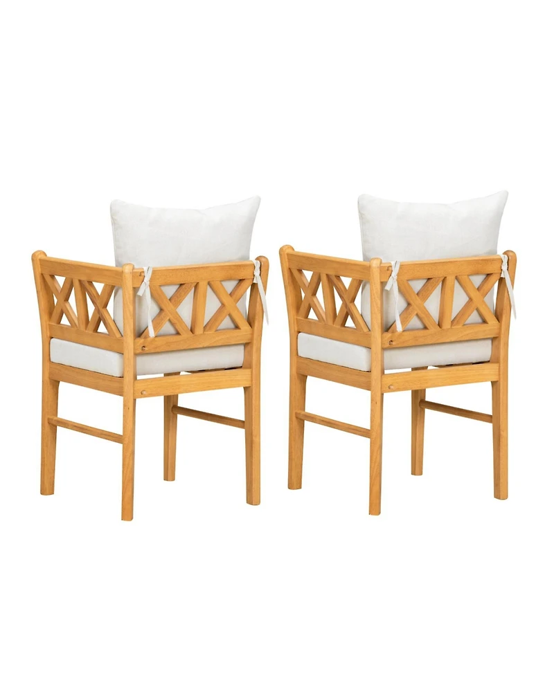 Streamdale Furniture Farmhouse Modern Dining Corner - Chairs Set of 2