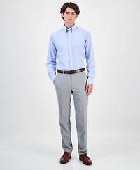 Club Room Men's Regular Fit Mini Gingham Dress Shirt