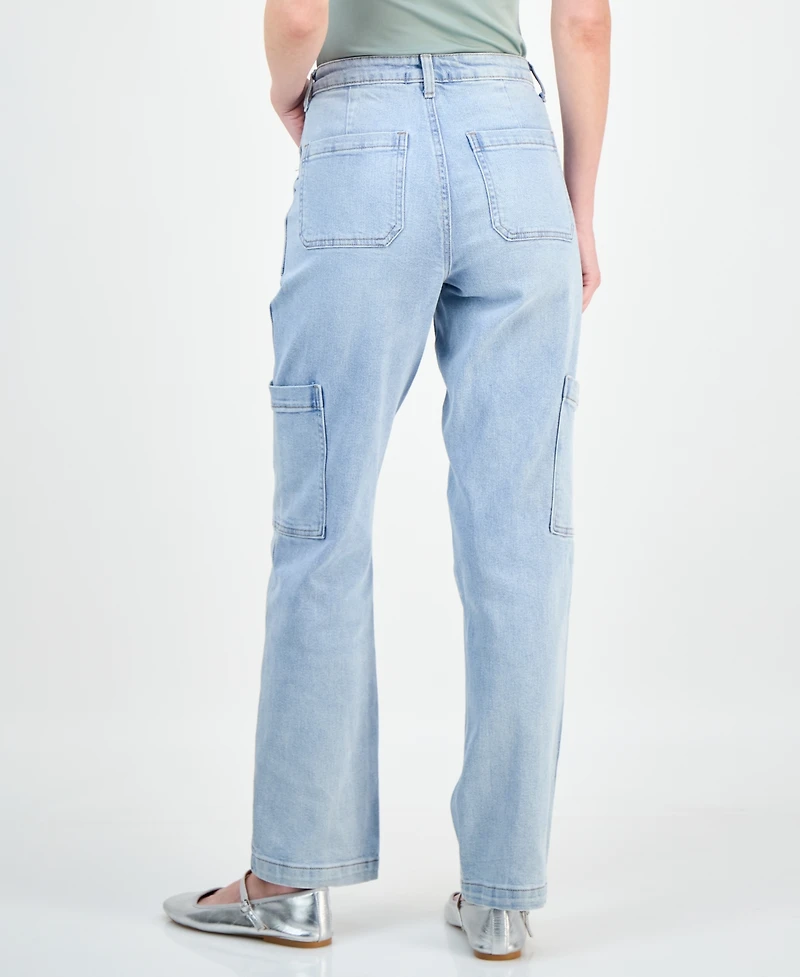 And Now This Women's High Rise Utility Denim Jeans