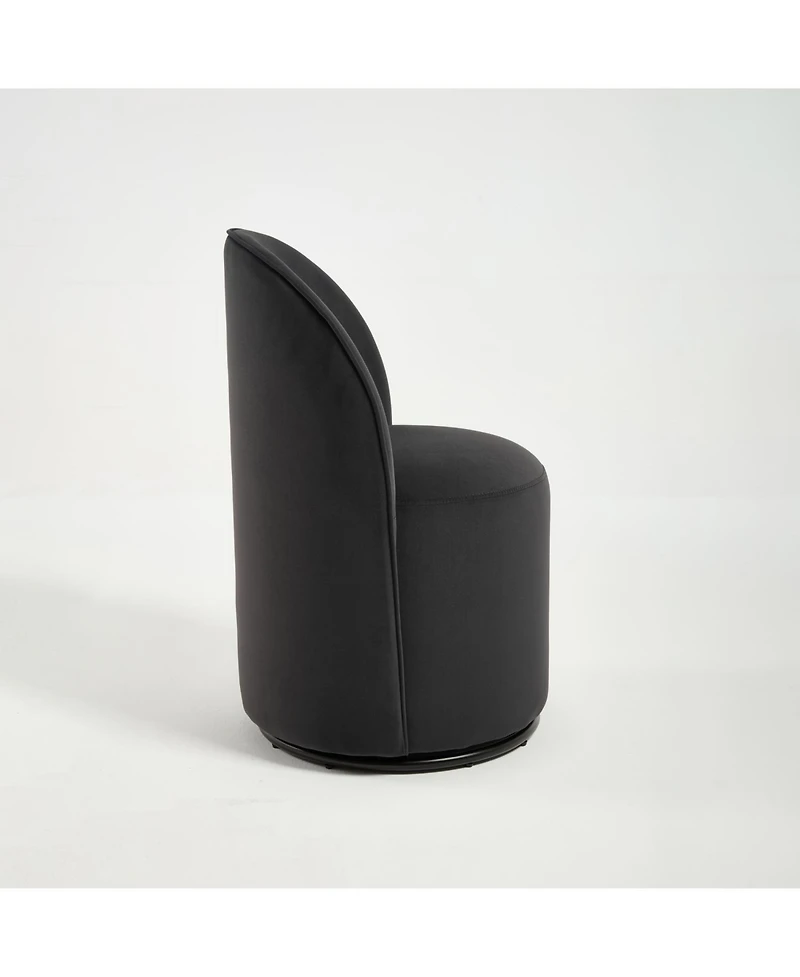 Streamdale Furniture Upholstered Swivel Barrel Dining/Accent Chair