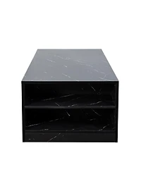 Streamdale Furniture Led Coffee Table with Storage & Shelf