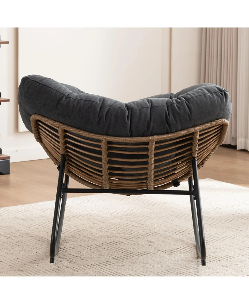 Streamdale Furniture Chenille Rocking Accent Chair