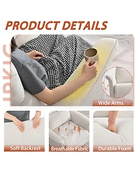 Streamdale Furniture Fabric Rocker Recliner Chair - Gray