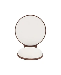 Streamdale Furniture Polyester Beige Fabric Dining Chair with wooden frame (Set of 2)-Natural