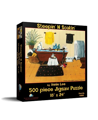 SunsOut Steepin N Soakin 500 piece Jigsaw Puzzle for Adults