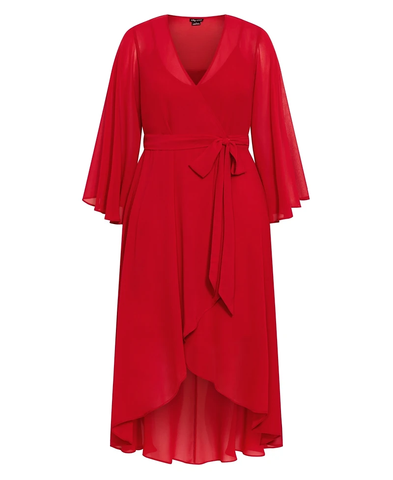 City Chic Plus Fleetwood Maxi Dress