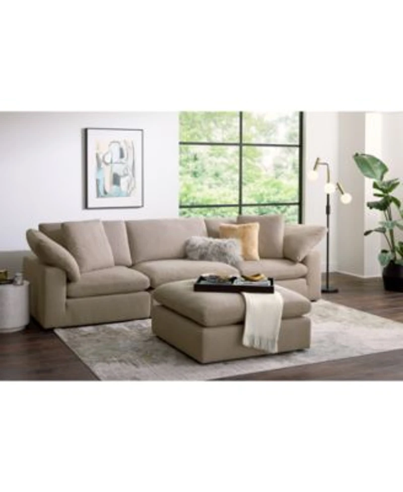 Fog Fabric Sectional Collection Exclusive For Macys