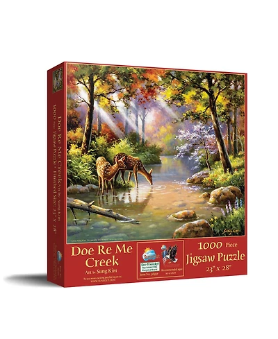 SunsOut Doe Re Me Creek 1000 piece Jigsaw Puzzle for Adults