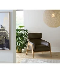 Fabric Leather Accent Chairs Collection Created For Macys