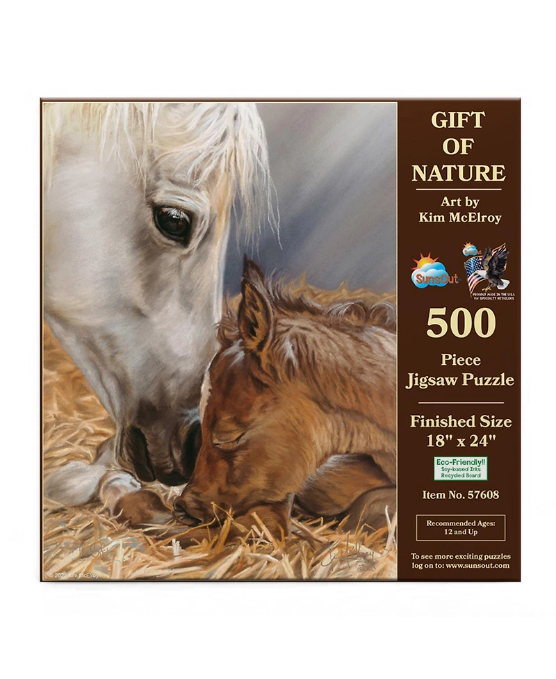 SunsOut Gift of Nature 500 piece Jigsaw Puzzle for Adults