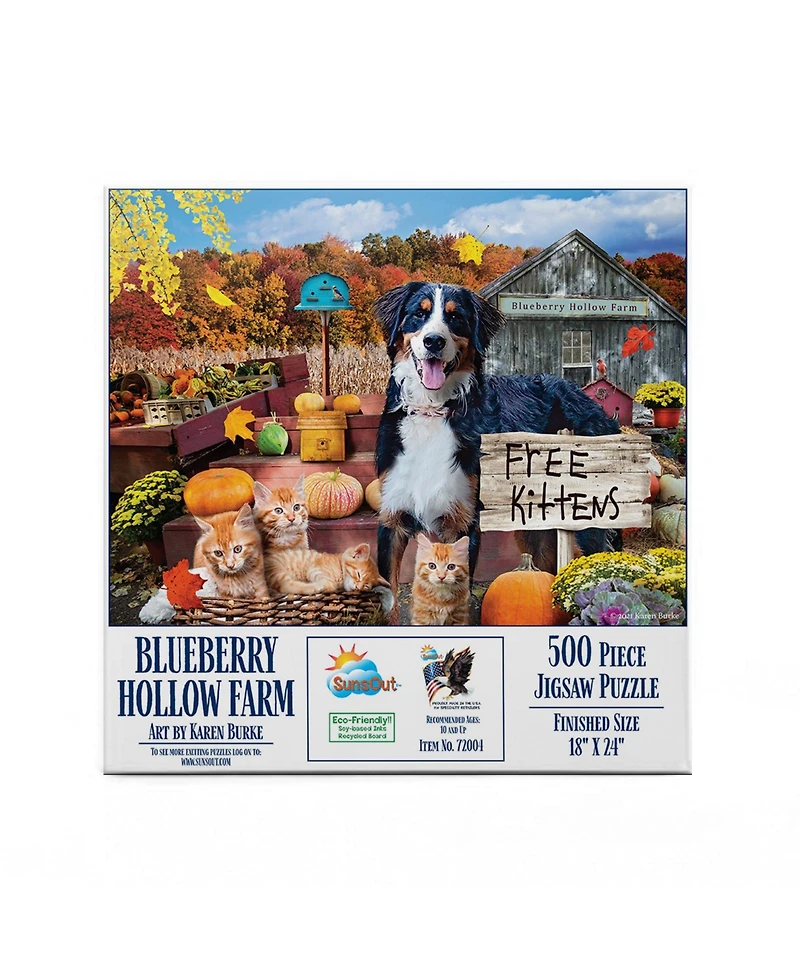SunsOut Blueberry Hollow Farm piece Jigsaw Puzzle for Adults