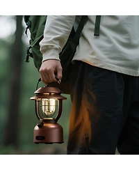 Lepro Vintage Led Rechargeable Metal Camping Lantern, Dimmable High Lumen Up to 1000LM, Outdoor Waterproof