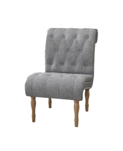 Boyel Living Armless Accent Upholstered Lounge Chair Slipper Chair for Bedroom Living Room