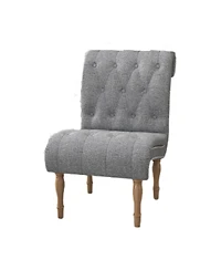 Boyel Living Armless Accent Upholstered Lounge Chair Slipper Chair for Bedroom Living Room