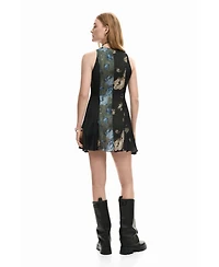 Desigual Women's Flared dress with flowers