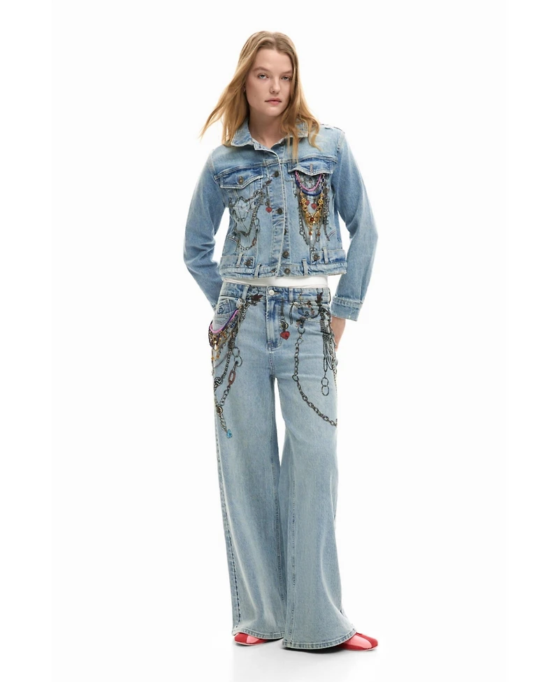 Desigual Women's Denim Trucker Jacket