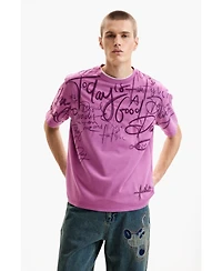 Desigual Men's Short-sleeve T-shirt with lettering