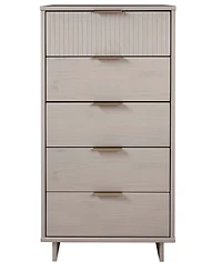 Manhattan Comfort Granville 24" Solid Wood 5-Drawer Chest