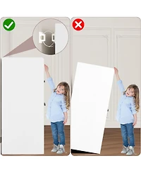 gaomon 43 Inch Buffet Cabinet with Storage, Modern Sideboard with Guardrail, Adjustable Shelves, 3 Drawers, Kitchen, White