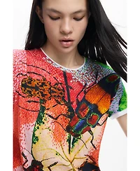 Desigual Women's T-shirt designed by Mr. Christian Lacroix