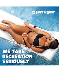 Trc Recreation Sunsation 1.75" Thick Foam Lounger Raft Pool Float, Green Leaf