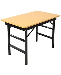 Streamdale Furniture Portable Folding Work Table with Measuring Tape