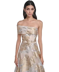 Eliza J Women's One-Shoulder Ball Gown