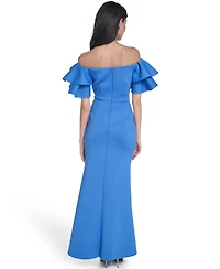 Eliza J Women's Off-The-Shoulder Mermaid Ball Gown