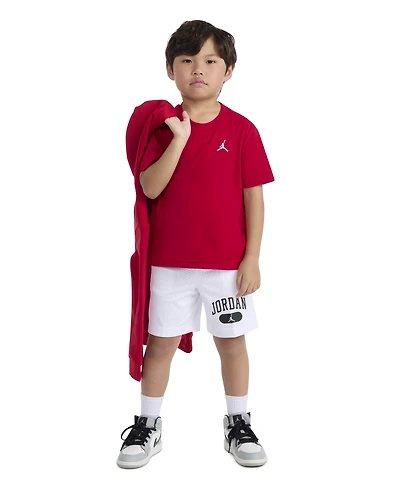 Jordan Boys 2T-7 Jumpman Air Embroidered Short Sleeve T-Shirt