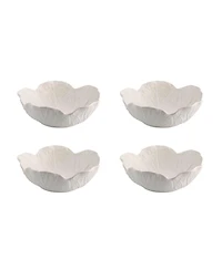 Bordallo Pinheiro Cabbage Beige Cereal Bowl, Set of 4