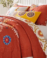Greenland Home Fashions Topanga Bohemian Floral 5-Pc. Quilt Set