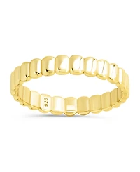 Sterling Forever Stacey Textured Band Ring