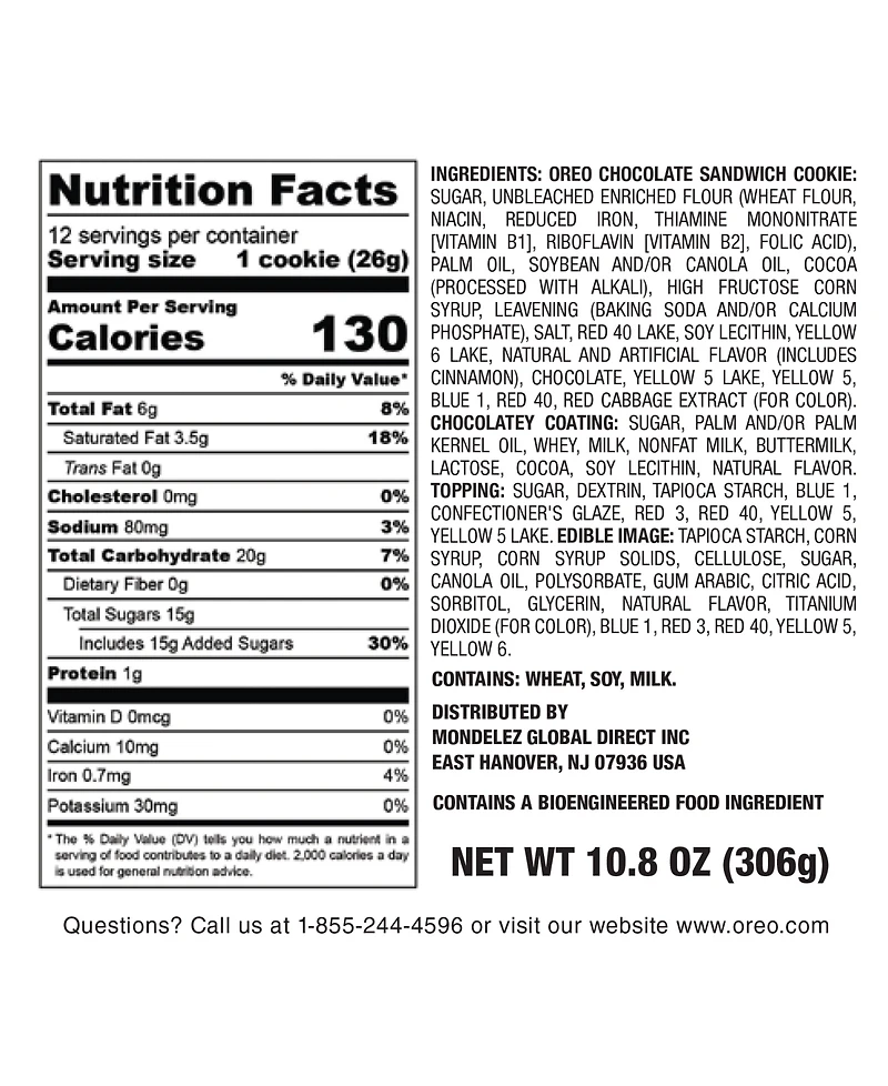 Oreo Congratulations Chocolate Cookies Box, 12-Pc.