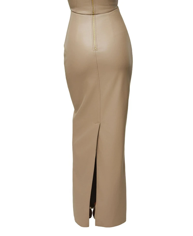 Jluxlabel Women's Ace Pu Leather Skirt