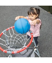 Kaplan Early Learning Toddler Basketball Hoop with Storage Bag