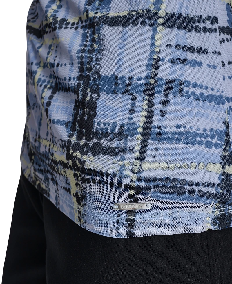 Calvin Klein Women's Crewneck Short-Sleeve Top