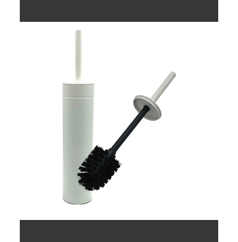 Cameo Slim Design, Stainless-Steel Holder, Fingerprint-Proof, Rust Resistant Toilet Bowl Cleaning Brush
