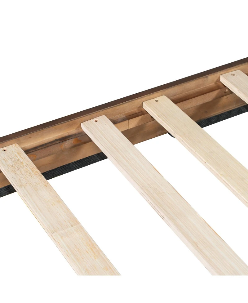 Streamdale Furniture Premium Pine Wood King Bed Frame with Headboard