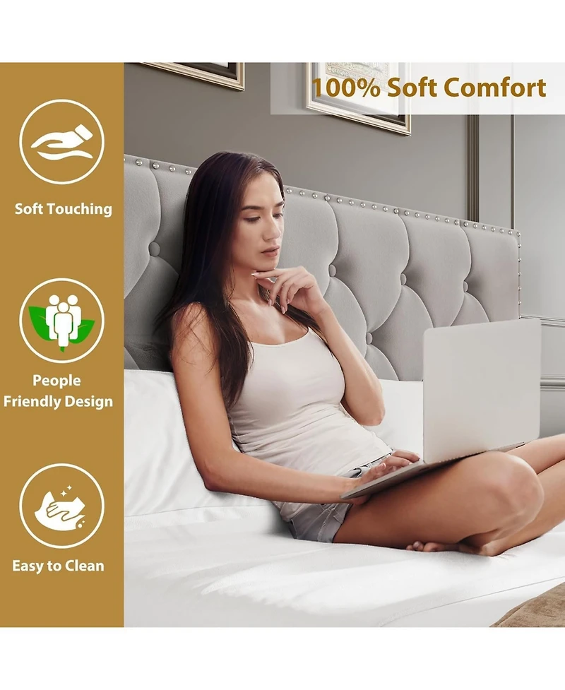 gaomon Bed Frame with 2 Storage Drawers