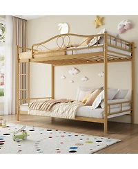 gaomon Twin Over Twin Bunk Bed